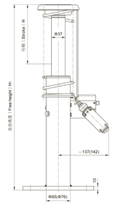 Quan trọng thang máy hệ thống an toàn thủy lực Mùa Xuân loại đối trọng cabin bên năng lượng tản loại dầu đệm - Product Image 4