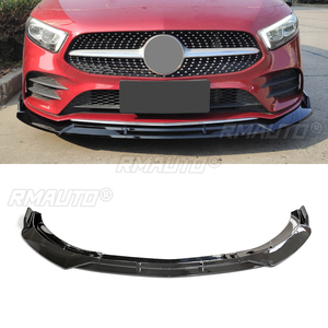 Front Bumper Lip Chin Accessories Splitter Tuning Body Kit Spoiler Trim Facelift for Mercedes Benz a Class W177 V177 2019-2023 - Product Image 1