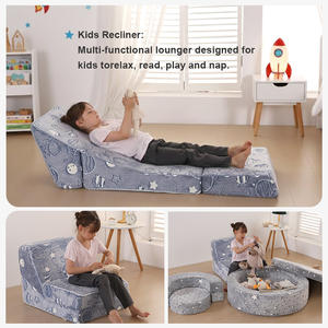Canapé-<span class=keywords><strong>lit</strong></span> convertible pour enfants, style dessin animé, lumineux dans le noir, 2 en 1, en gros, pour le salon - Product Image 4
