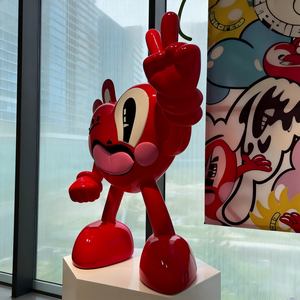 Exhibidores de Esculturas Abstractas, Accesorios de Madera Tallada Personalizados, Detalles Metálicos, Base de Acrílico Transparente, Tienda Pop-up de Lujo - Product Image 3