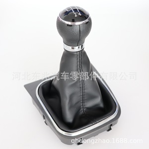 ฝาครอบหัวเกียร์หนังสำหรับรถยนต์ Volkswagen Golf 6 Sagitar DZ01 Q6 K4 ดีไซน์ตามหลักสรีรศาสตร์ - Product Image 1