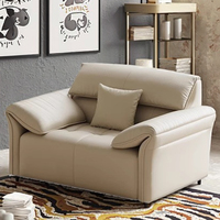 Foshan Echtes Leder Elektrisches Schlafs ofa Multifunktion ales Elefanten ohr Dehnbares modernes einfaches Wohnzimmer Art Straight Set