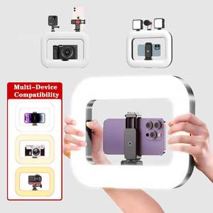 Anneau lumineux portable rechargeable pour smartphone, enregistrement vidéo, selfie, pour YouTube et <span class=keywords><strong>TikTok</strong></span> - Product Image 3