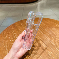 Coque de téléphone transparente en acrylique de gros pour iPhone 18 17 Pro Max – Étui antichoc transparent de bonne qualité avec boîte