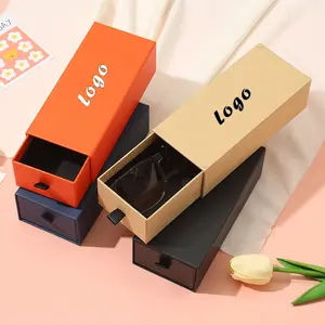 Lmamba การพิมพ์กล่องแข็งหลากสีโลโก้ที่กำหนดเองกล่องของขวัญเครื่องประดับกล่องแว่นตากันแดดถุงลิ้นชัก
