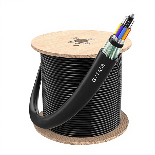 Cabling 1KM Single Flexible Core G652D Optical Fiber Optic Drop Cable Model 20210-029-2 Outdoor Indoor Rollers Message Reel