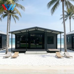 Casa Contenedor Expandible de Lujo Portátil, Plegable y Prefabricada de 20, 30 y 40 pies, con 2 o 3 Dormitorios, Tipo Cabaña Móvil/Hotel - Product Image 1