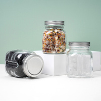 Bocaux de conservation en verre hermétiques à large ouverture de qualité supérieure pour grains de café, feuilles de thé, sucre et aliments secs – Organisation en vrac pour garde-manger