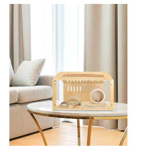 Jaula de hámster de madera de lujo chino para mascotas con accesorios de patrón sólido <span class=keywords><strong>Jaulas</strong></span> Para hámster - Product Image 5