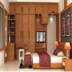 Modern <strong>Wardrobe</strong> Wooden Walking <strong>Closet</strong> Bedroom Customized <strong>Wardrobe</strong> Cabinet - Product Image 4