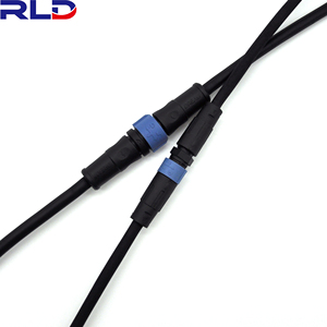 定制M16 IP67防水公母连接器，带2针、3针、4针、5针电源线插头，适用于LED灯条 - Product Image 4