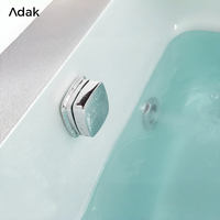 Baignoire autoportante rectangulaire en acrylique Adak WB-5031L/R, portable, écologique, garantie 5 ans, drain facile à nettoyer