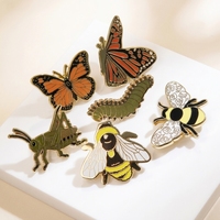 Badge métallique personnalisé style rétro, épingle décorative de forme libre, fournisseur de pins en émail dur personnalisés pour vêtements et sacs