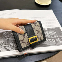 Dompet Kartu Kredit Grosir Langsung Pabrik, Dompet Kulit Vintage untuk Wanita, Dompet Desainer Wanita