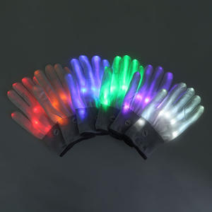 Gants lumineux LED pour adultes, colorés, pour Halloween, festivals et soirées, vente en gros - Product Image 6