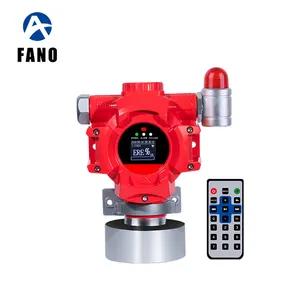 FANO高精度1合4固定传感器气体分析仪乙烯可燃气体LEL H2 SO2 NH3 O2 CO H2S检测器