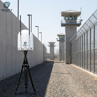 Detector de Drones Fijo de Banda Completa 70MHz-6GHz, Sistema de Defensa UAV para Seguridad Perimetral Industrial