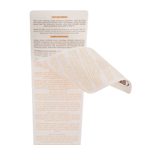 3-Side nhiều lớp mỹ phẩm nhãn tổng hợp giấy <span class=keywords><strong>PE</strong></span> ủng hộ <span class=keywords><strong>Matte</strong></span> kết thúc véc ni dính dán - Product Image 4