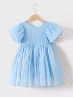 Robe de ballet pour filles, robe de princesse en tulle, manches bouffantes, robe de bal, spectacle de danse, fête, Noël, anniversaire, costume