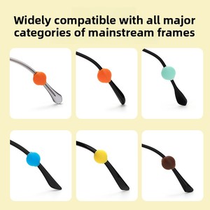 Custom Logo Anti Slip Silicone Ear Hooks for <strong>Glasses</strong> 13 Colors Non Slip <strong>Nose</strong> Pads Eyeglass Temple Tips Ear <strong>Grips</strong> - Product Image 3