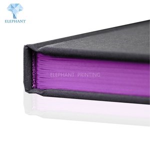 Custom Cloth Fabric Leather Cover <b>Book</b> Printing Service Soft Cover Hardcover Full Color Magazine Sprayed Edges Printing <b>Book</b> - Product Image 3