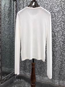 Maglioni alla moda autunno inverno 2025 di alta qualità in <span class=keywords><strong>maglia</strong></span> da donna con ricamo in <span class=keywords><strong>pizzo</strong></span> Patchwork manica lunga Casual Black White maglioni - Product Image 5