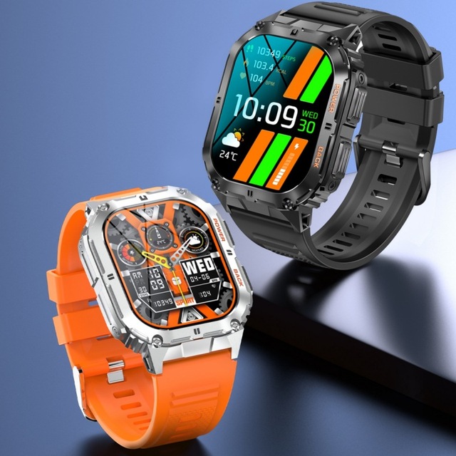 New K61pro Smartwatch IP68 Waterproof High-quality for Touch Screen TPU Band 41-43mm case Diameter Heart Rate