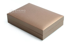 Caja de Papel para Joyería Personalizada de Fábrica China, Caja de Papel de Cuero Sintético de Alta Gama para Colgantes y Pulseras, Juego de Cajas de Embalaje para Anillos y Pendientes con Logotipo - Product Image 6