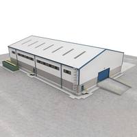 Atelier préfabriqué économique, structure en acier préfabriquée, entrepôt agricole, kits de construction métallique