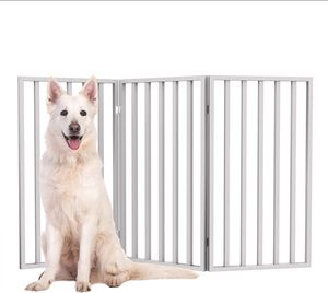 Portes <span class=keywords><strong>en</strong></span> <span class=keywords><strong>bois</strong></span> <span class=keywords><strong>pour</strong></span> <span class=keywords><strong>chien</strong></span> Maison Extensible Doggy Gates Portes Pieds de support de porte <span class=keywords><strong>pour</strong></span> animaux de compagnie autoportants <span class=keywords><strong>pour</strong></span> escaliers Panneaux Barrières <span class=keywords><strong>pour</strong></span> chiens - Product Image 1