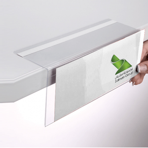 Étiquette adhésive en acrylique à angle droit pour présentoir - Product Image 3