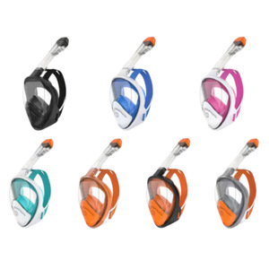 Masque de plongée intégral avec sangle réglable et double entrée d'air pour adultes, équipement de plongée pour sports nautiques - Product Image 2