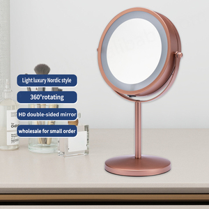 กระจกขยาย LED 2ด้าน1X ตั้งโต๊ะ3X 5X 10X เครื่องสำอางในห้องน้ำหมุนได้360องศา - Product Image 6