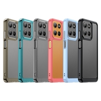 Nouveau populaire antichoc Transparent clair dur Pc + tpu pare-chocs housse de protection pour Motorola Moto G15 étui de haute qualité