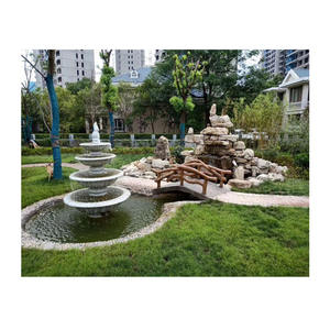 Grands pots de plantes industriels personnalisés Pots de fleurs en bois au design moderne Pots de fleurs durables et légers en fibre de verre blanc pour l'extérieur pour les grands arbres - Product Image 2