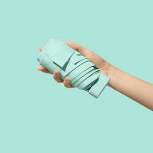 Mini parapluie compact pliable à 5 sections avec impression de logo personnalisé, revêtement noir, pare-<span class=keywords><strong>soleil</strong></span>, capsule, petit sac cadeau pour femme, parapluie pour le <span class=keywords><strong>soleil</strong></span> - Product Image 4