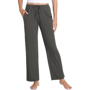 Pantalons de pyjama pour femmes en gros, bas de pyjama doux en tricot avec poche, viscose de bambou, tailles S-XXL - Product Image 1