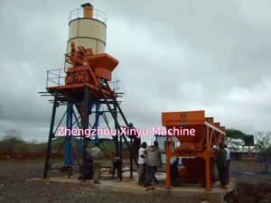 Centrales à béton prêts à l'emploi, Centrale de malaxage et de dosage du ciment 25m³/h, Prix usine, Fabriqué en Chine - Product Image 4