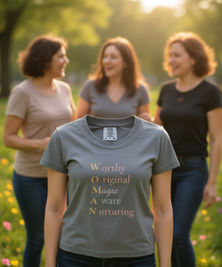 เสื้อยืดผู้หญิง Worthy Original Magic Aware Nurturing คอตตอน 100% คอกลม แขนสั้น ทรงปกติ สวมใส่สบาย - Product Image 2