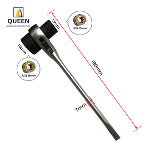 LINYI QUEEN <span class=keywords><strong>3</strong></span>/4 "X1/2" Motosierras Herramienta <span class=keywords><strong>de</strong></span> mantenimiento Llave <span class=keywords><strong>de</strong></span> trinquete con punta <span class=keywords><strong>de</strong></span> destornillador <span class=keywords><strong>de</strong></span> cabeza plana - Product Image 2