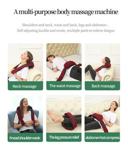 Pemijat leher & bahu Manual, alat perawatan kesehatan pribadi dapat diisi ulang portabel dengan fitur panas untuk wajah belakang & Perawatan Tubuh - Product Image 4