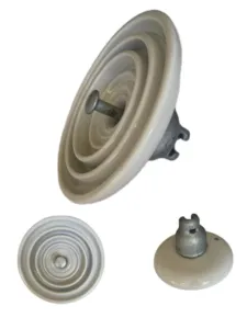 Insulator listrik U40B, insulator porselen suspensi keramik anti polusi tipe cakram tegangan tinggi