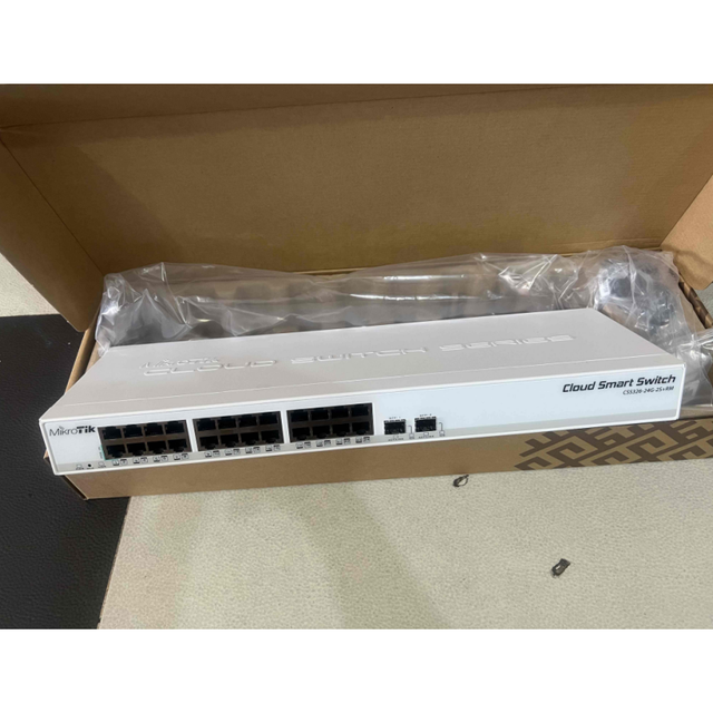 MikroTik Cloud Smart Switch 326-24G-2S+RM 24-Port Gigabit Ethernet 2 SFP+ Ports CSS326-24G-2S+RM