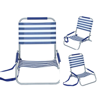 Chaise longue de plage portable CHENYUE 600D Oxford, chaise de plage pliable en alliage d'aluminium ultralégère avec sangle d'épaule