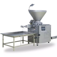 Nouvelle machine à saucisses motorisée KESSLER, de qualité alimentaire, en acier inoxydable, capacité élevée de 6000 kg/h, contrôlée par PLC