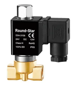 Válvula solenoide de acción directa certificada NSF serie N2W 1/8 '-2' AC220V DC24V normalmente cerrada normalmente abierta - Product Image 5