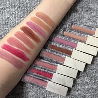 Rouge à lèvres liquide mat velours personnalisé, haute pigmentation, longue tenue, non desséchant, waterproof, anti-bavures, séchage rapide, effet soft focus