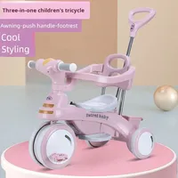 Tricycle pour enfants, poussette pour bébé, 1 à 6 ans, en plastique, fabriqué en Chine