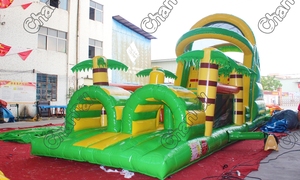 Énorme parcours d'obstacles gonflable commercial parcours d'obstacles gonflable château <span class=keywords><strong>et</strong></span> toboggan de <span class=keywords><strong>maison</strong></span> de rebond gonflable - Product Image 4