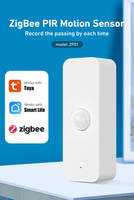 Détecteur de mouvement PIR ZigBee ZP01, contrôle intelligent via l'application Tuya, liaison intelligente, système d'alarme pour maison connectée, pour garage et hôtel